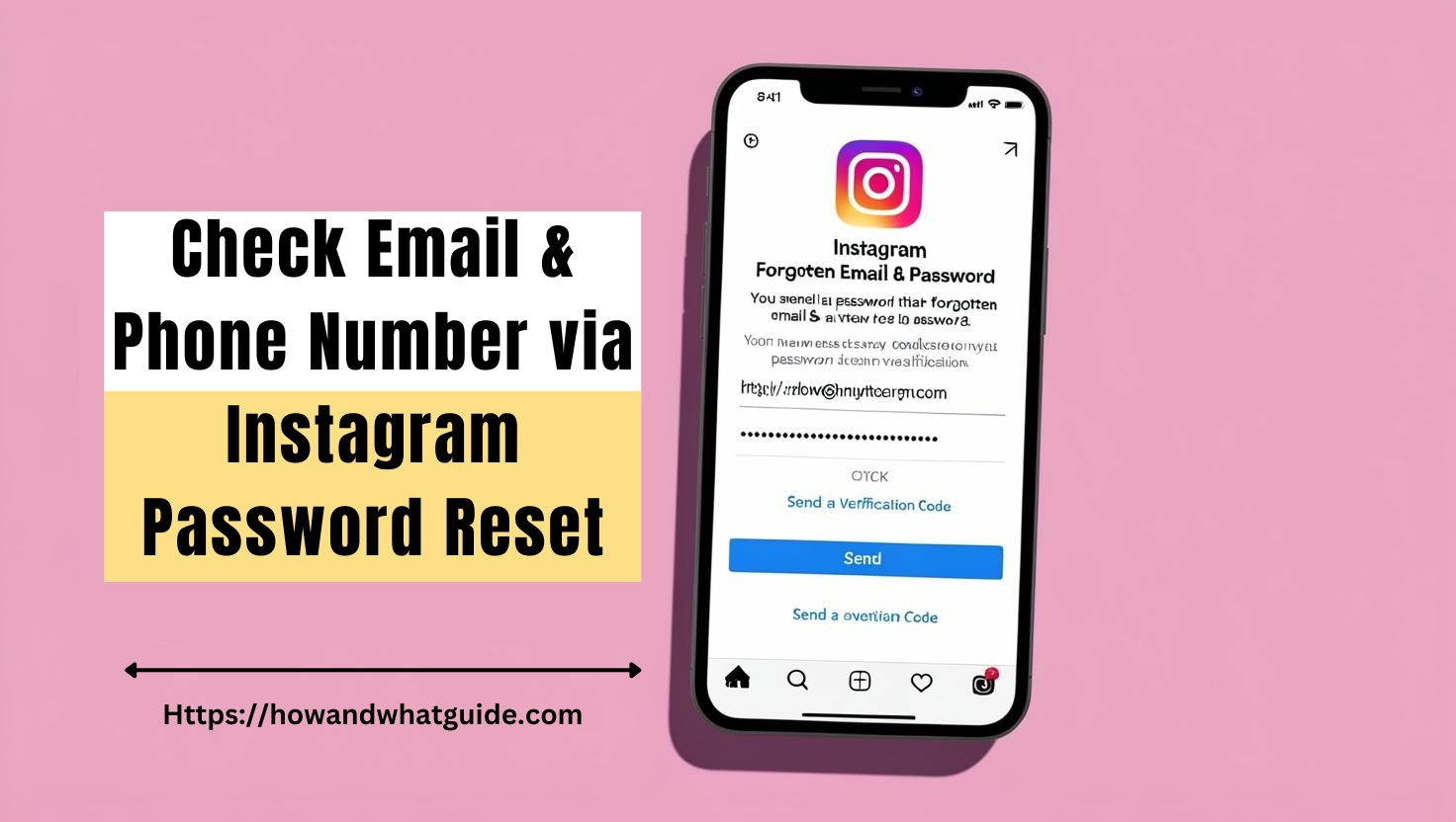 Check Email & Phone Number via Instagram Password Reset