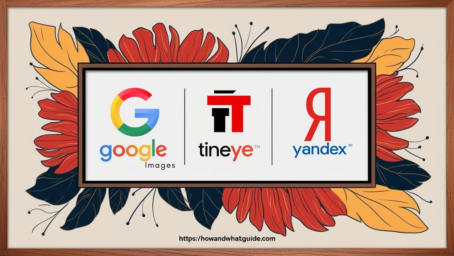 Reverse Image Search (Google, TinEye and Yandex)