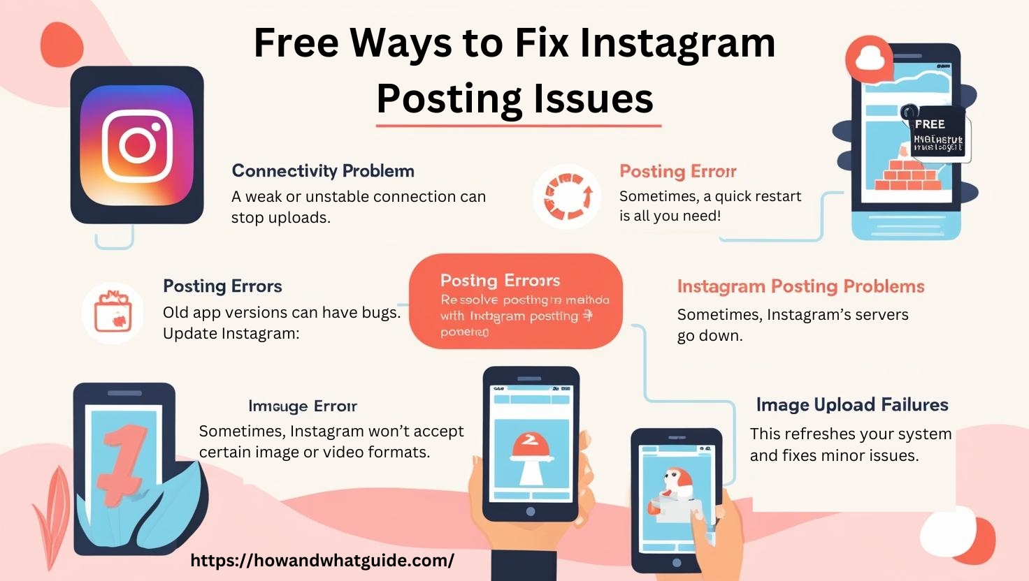 Implementing all Free Ways on How to Fix Can’t Post on Instagram problem